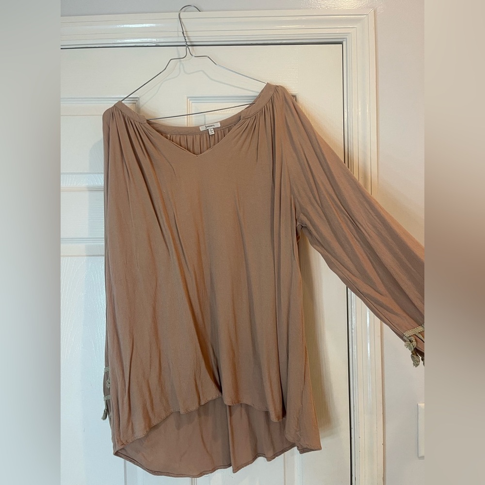 Jodifl blush long sleeve top